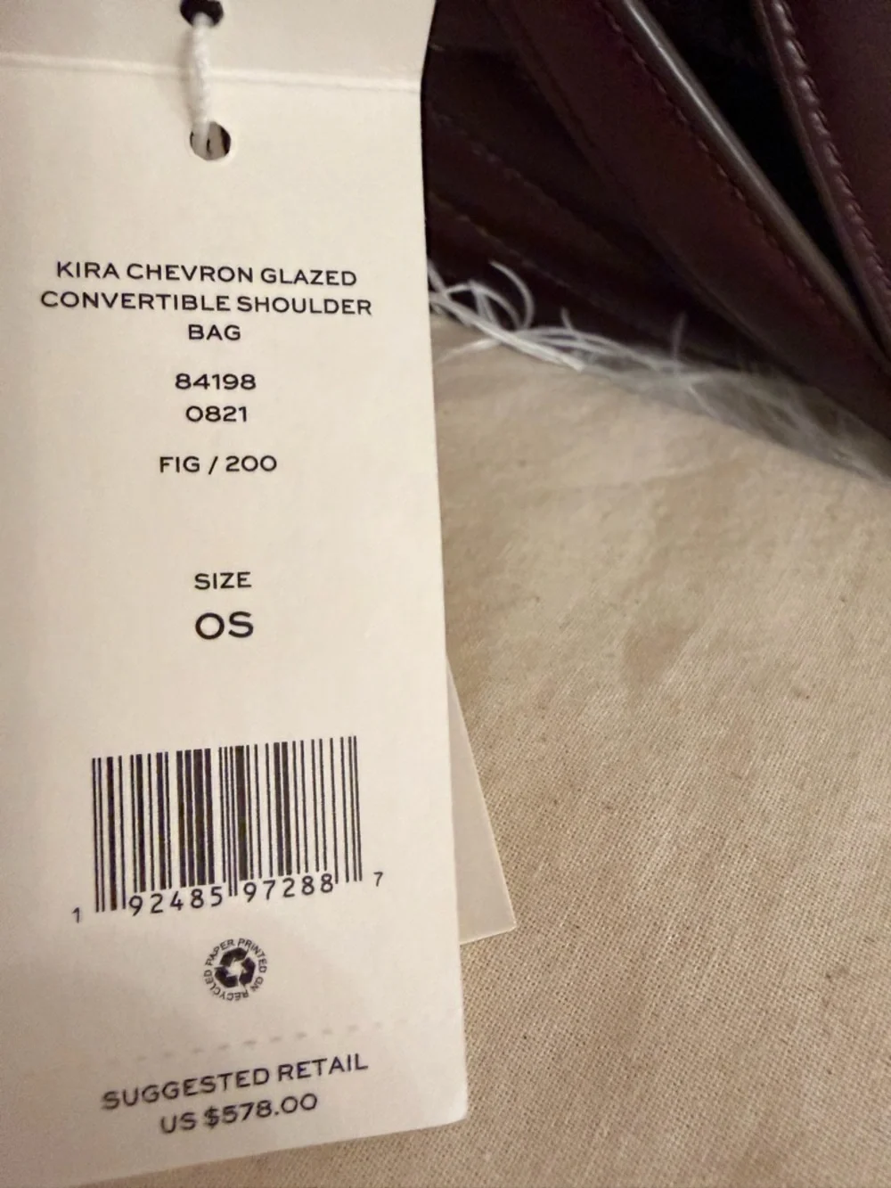 Tory Burch Kira Glazed Convertible Shoulder Bag